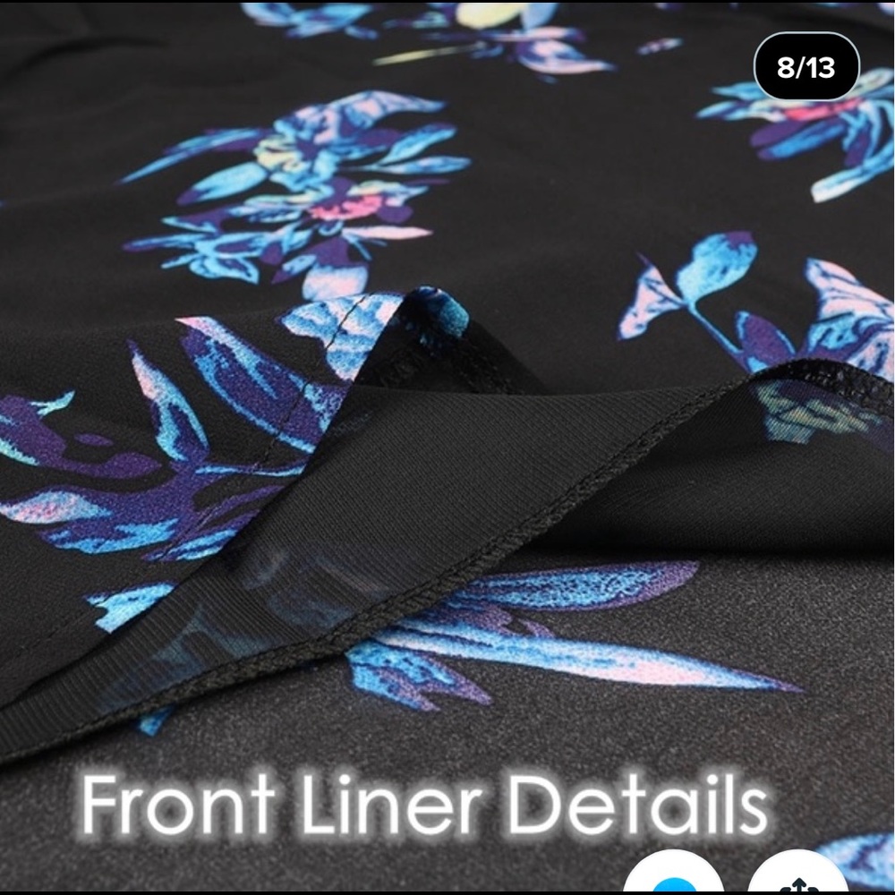 Black Chiffon Blouse - Picture 3 of 5